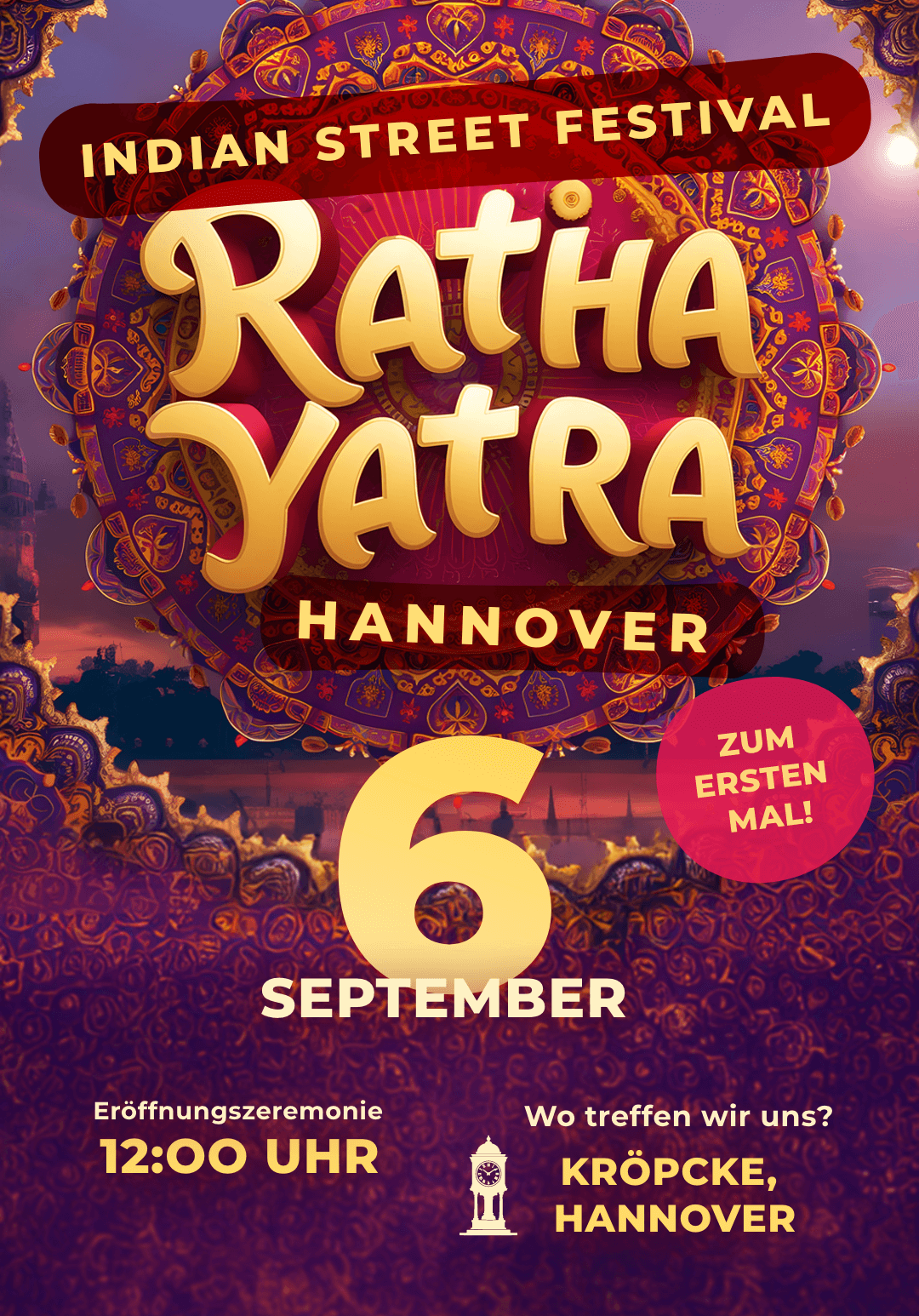 Ratha Yatra in Hannover 2025 - Street Festival