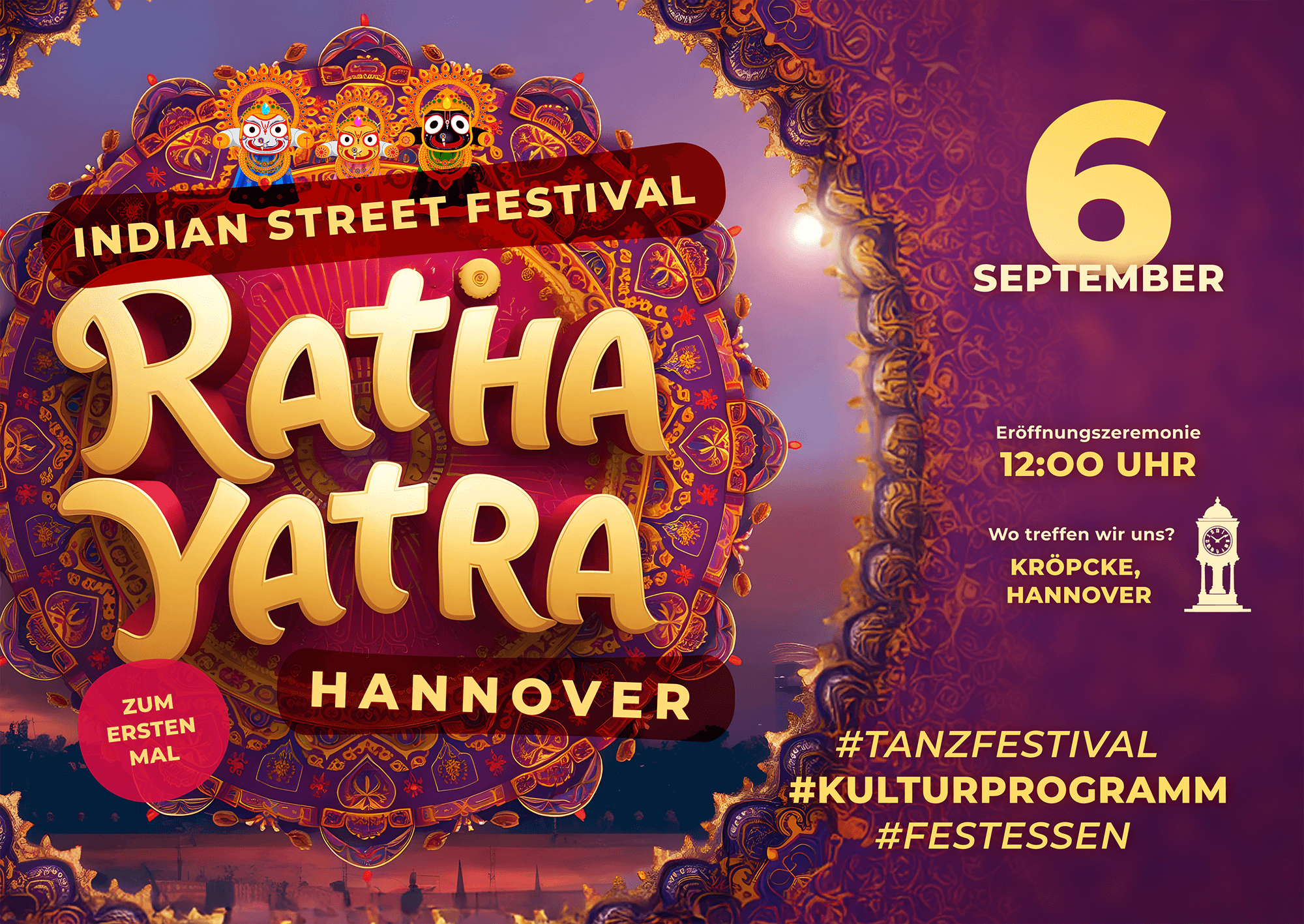 Ratha Yatra in Hannover 2025 - Street Festival